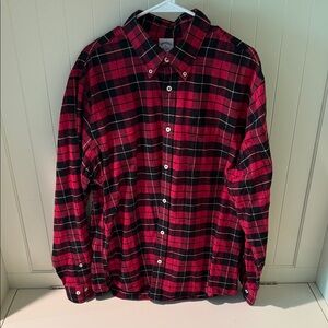 Brooks Brothers Red and Black Plaid Shirt